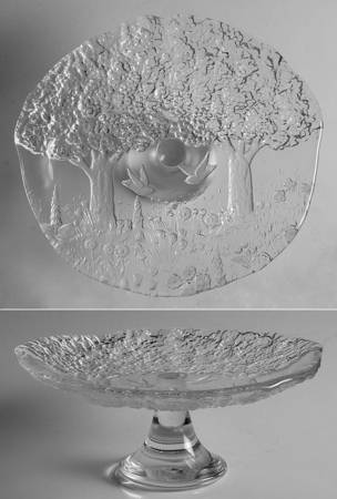True Love Round Compote (Height X Width)