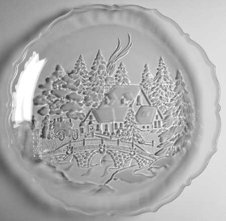Winter Wonderland 15" Round Platter