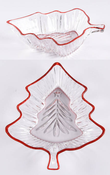 Christmas Night Tree Shape Bowl
