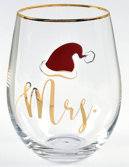 Christmas Night Stemless Wine