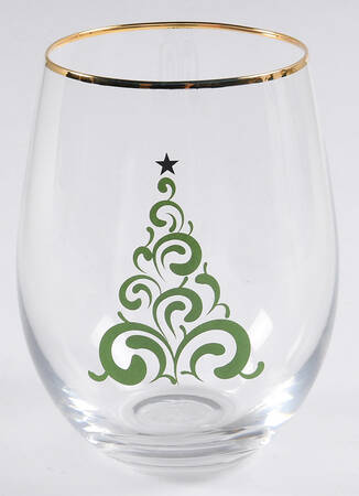 Christmas Night Stemless Wine