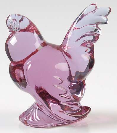 Heisey By Mosser Animals Lavender Ice Hen