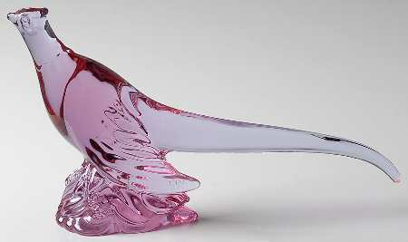 Heisey By Mosser Animals Lavender Ice Ringneck Pheasant