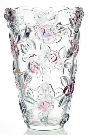 Bella Rosa Pink 9" Flower Vase