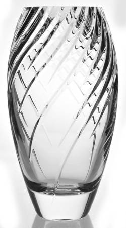 Tempest (Polished Cut) 12" Flower Vase