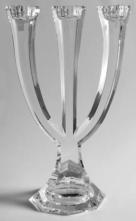 Mayfair (Clear, Candlesticks Only) 3 Light Candlestick