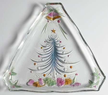 Holiday Gifts Triangle Plate