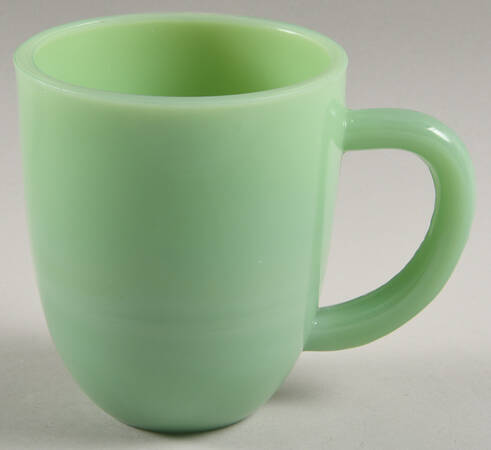 Jadeite-Green Glass Mug