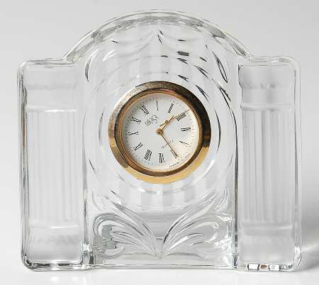 Cotillion Frost Quartz Clock by Mikasa