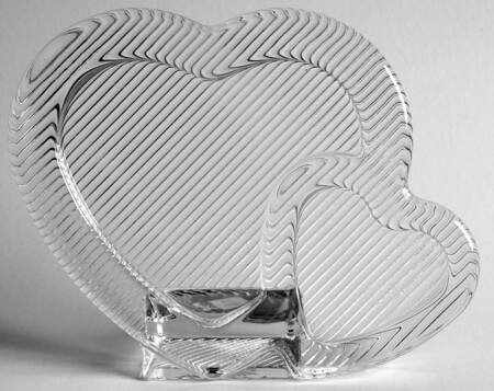 Polished Portraits Heart Shape Double Frame