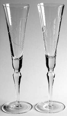 Love Story (Set of 2) Toasting Fluted Champagnes