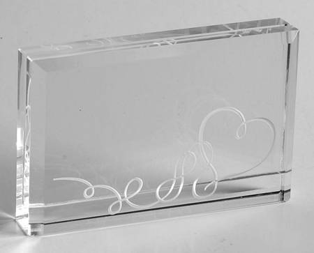 Love Story Place Card Holder