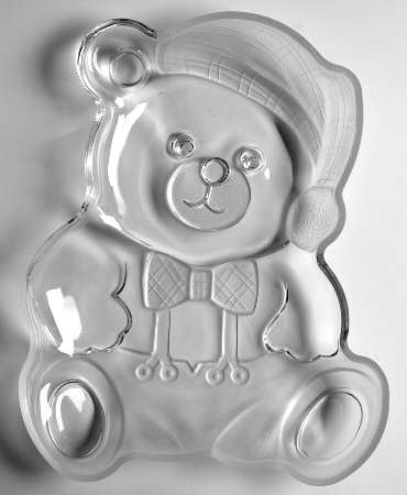 Holiday Bear 11" Oval Platter