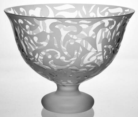 Elise-Clear (Wafer Stem) Footed Bowl
