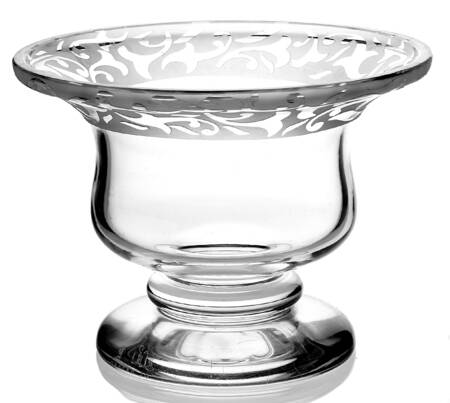 Elise-Clear (Wafer Stem) 8" Footed Bowl
