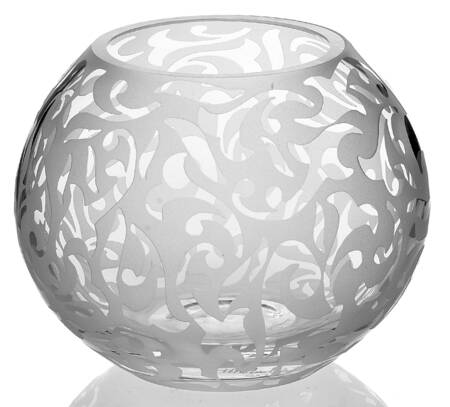 Elise-Clear (Wafer Stem) 4" Rose Bowl