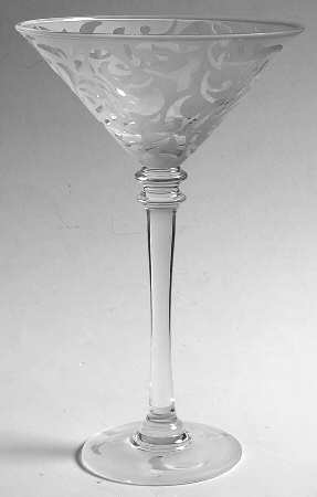 Elise-Clear (Wafer Stem) Martini Glass