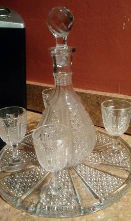 Rainbow Clear Round Tray