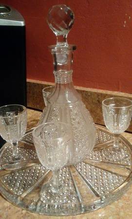 Rainbow Clear Wine Glass