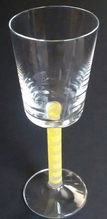 Overture Yellow Frost Water Goblet