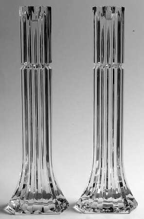 Metropolitan Candlestick/Sg Lt- 12" (Set/2)