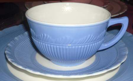 Oxford Blue Cup & Saucer Set
