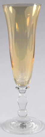 Kensington Amber Fluted Champagne