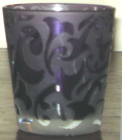 MWC2 (Bulbous Stem) Amethyst Flat Tumbler