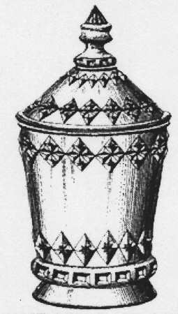Home Clear Footed Sugar Bowl & Lid