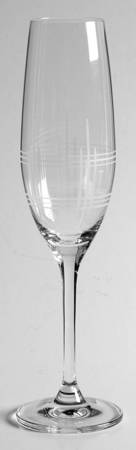Mod Plaid Fluted Champagne