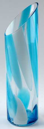 Rockswirl Turquoise 18" Cylindrical Vase