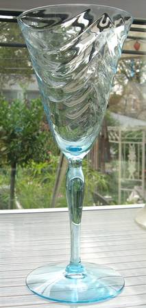 Heirloom Aquamarine Festoon Optic by Morgantown