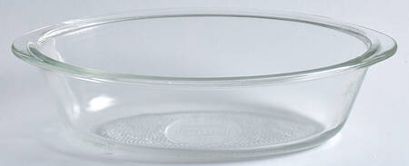 Glasbake 1 Quart Round Casserole No Lid