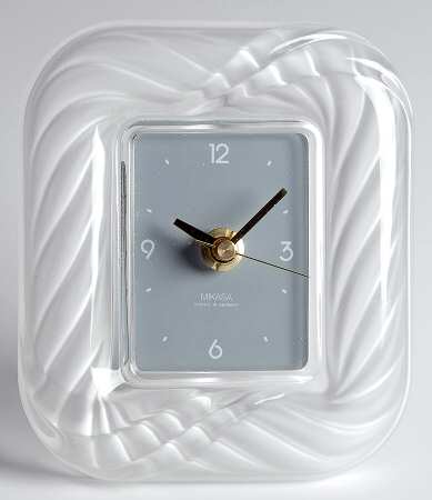 Swirl Frost Quartz Clock
