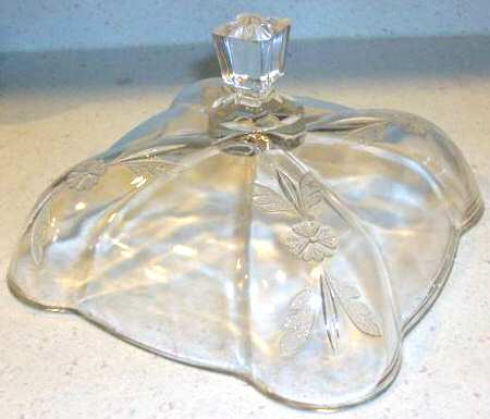 Flower and Quill Lid for Compote