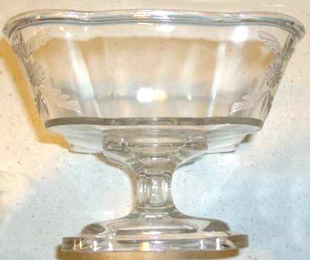 Flower and Quill Compote No Lid