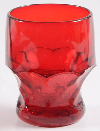 Georgian Ruby Red 6 Oz Flat Tumbler