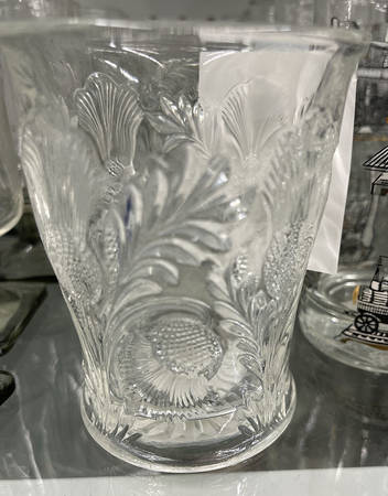 Inverted Strawberry Clear Flat Tumbler