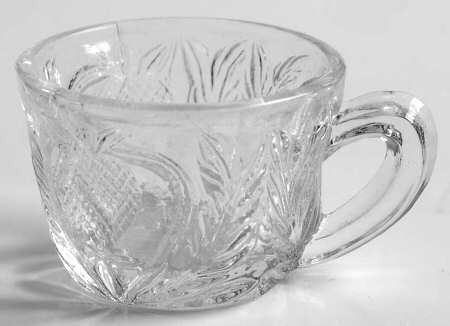 Inverted Strawberry Clear Miniature Punch Cup