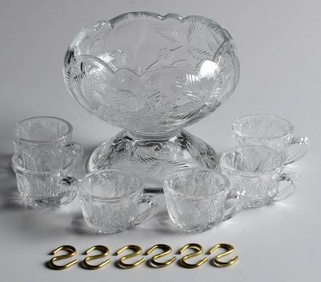 Inverted Strawberry Clear (13 Piece) Miniature Punch Set