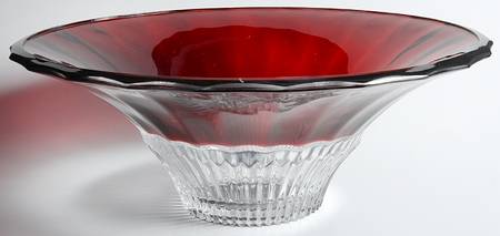Crimson Dawn 14" Round Serving Bowl