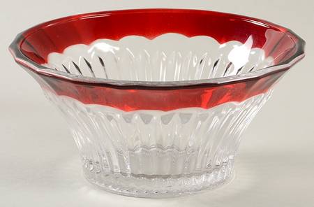 Crimson Dawn Bowl for Chip & Dip Set