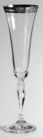 Platinum Crown Fluted Champagne