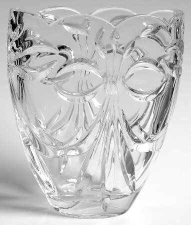 Ribbons and Bows 5" Oval Vase