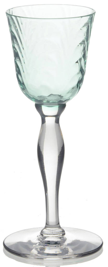 Hampton Green (Palm Optic) Cordial Glass