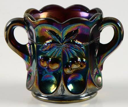 Cherry Thumbprint Purple Carnival Child's Open Sugar