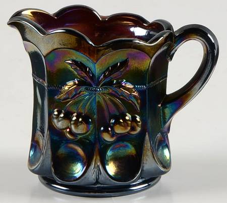 Cherry Thumbprint Purple Carnival Child's Creamer