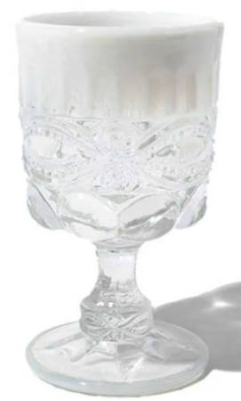 Eye Winker Crystal Opal Water Goblet