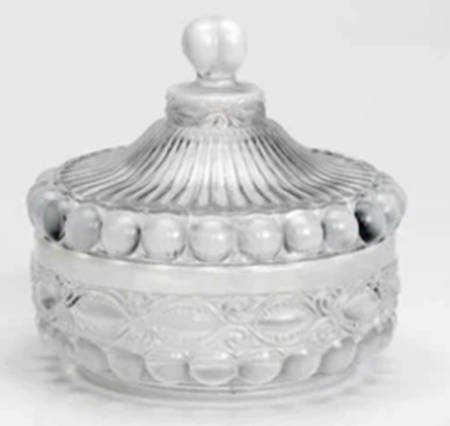 Eye Winker Crystal Opal Candy Dish & Lid