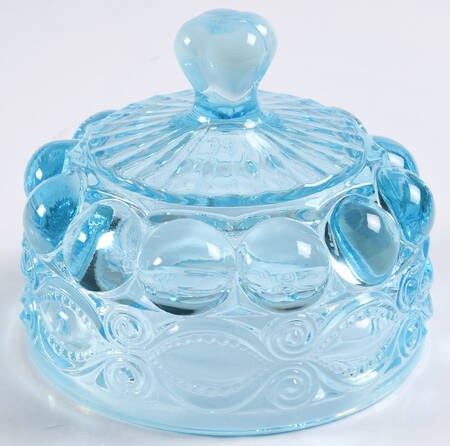 Eye Winker Aqua Opal Lid for Round Butter